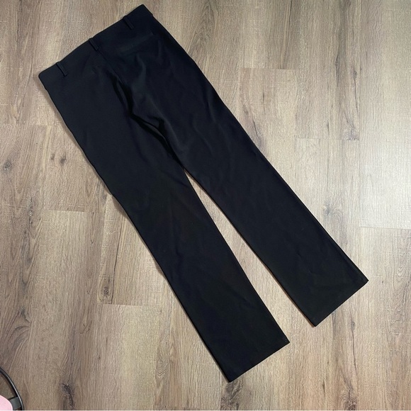 Betabrand Black Straight Leg Dress Pants Work Office Size Medium - Picture 2 of 6